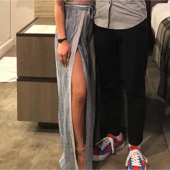 Express Flowy side split pants - Picture 1 of 2